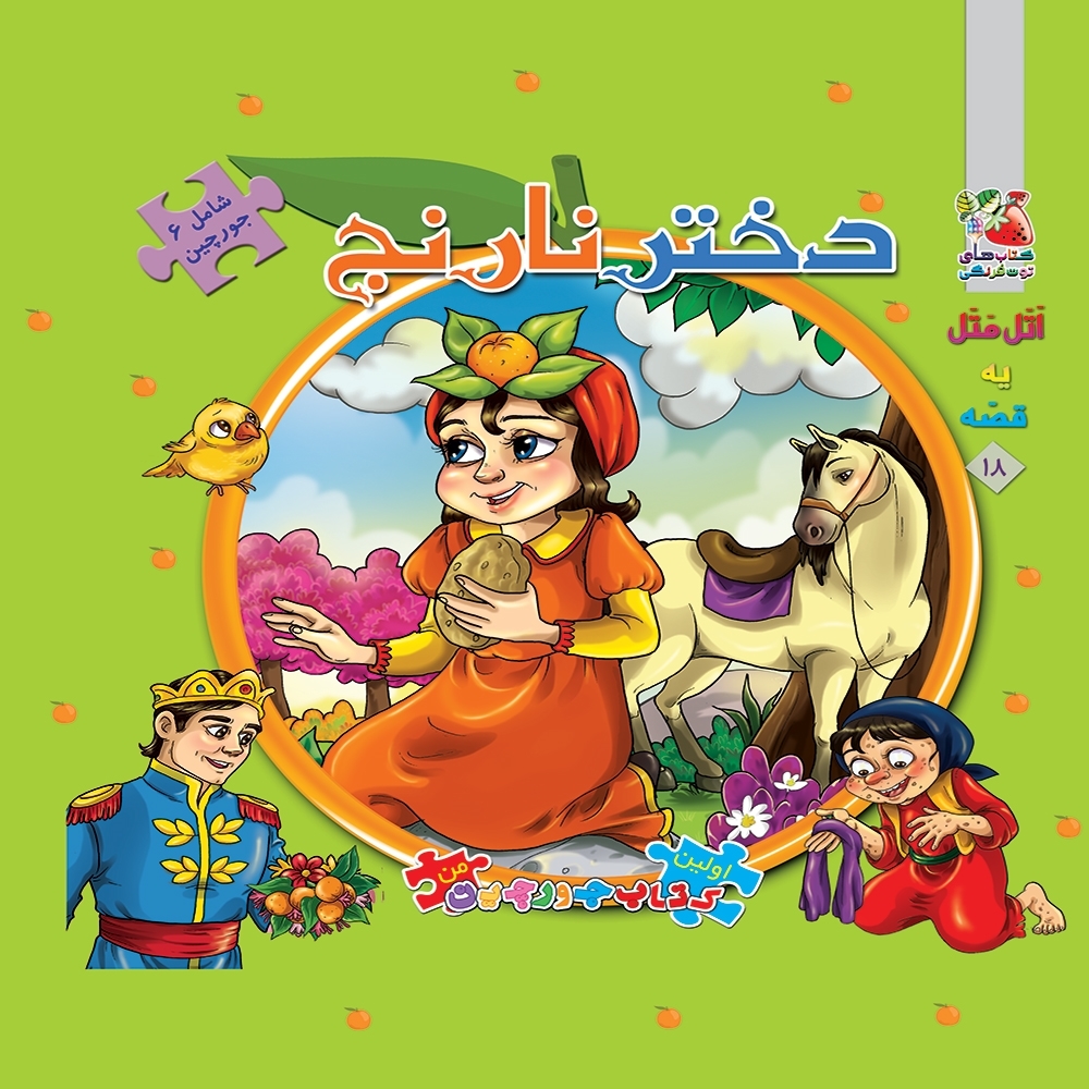 کتاب پازل دختر نارنج