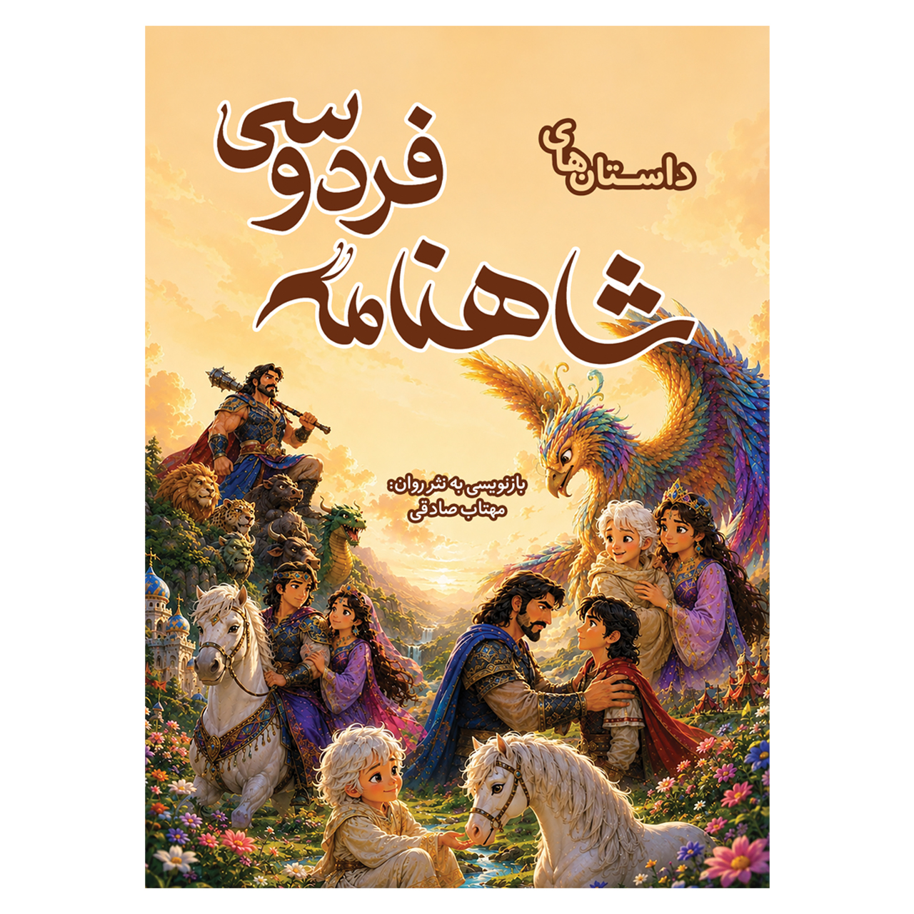 شاهنامه فردوسی ویژه کودکان (تصویری، رنگی)
